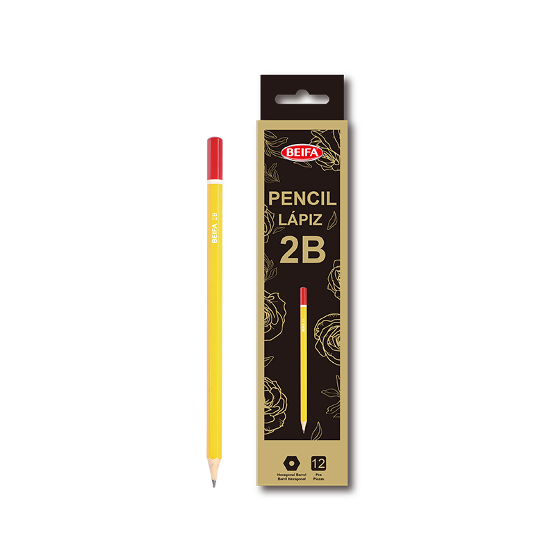 2B Hexagonal Pre-sharpened Pencil
