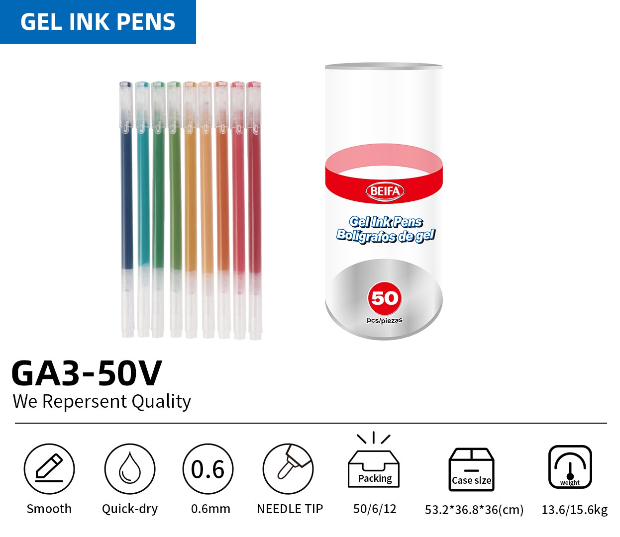 Maillard's insert gel ink pen
