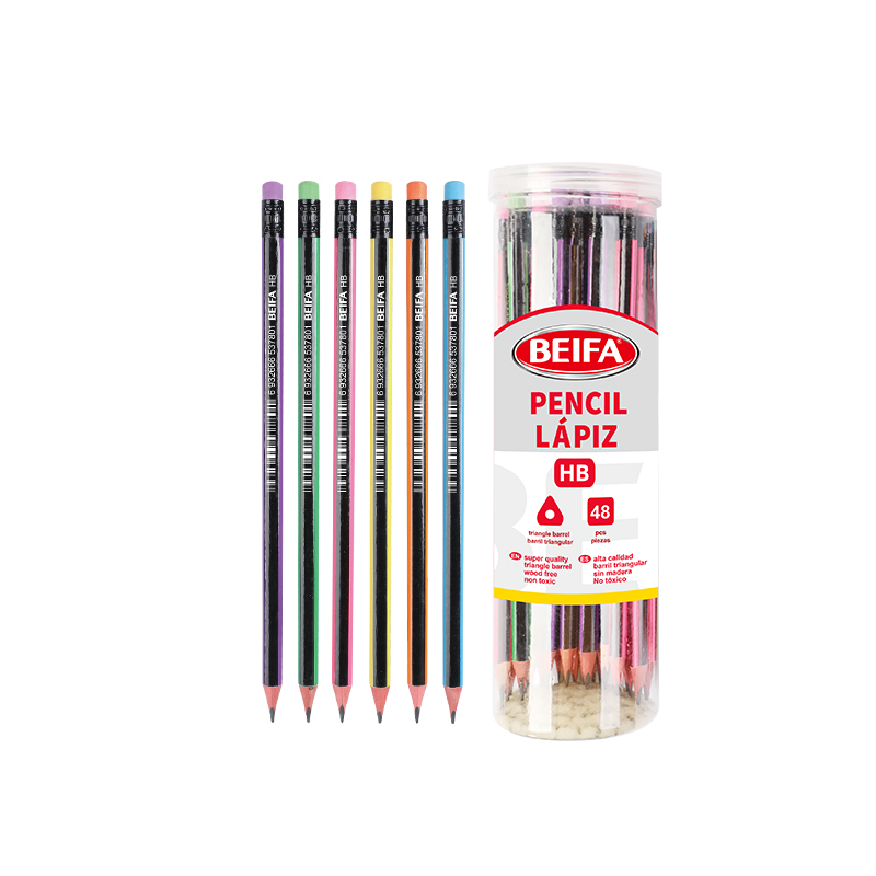 HB Triangular Wooden Pre-sharpened Pencil