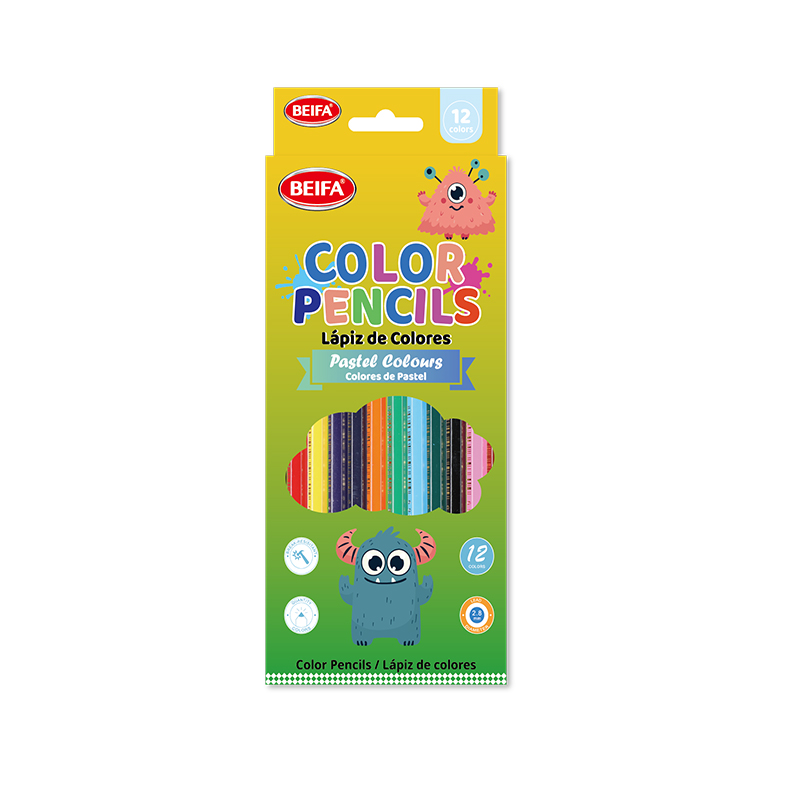 Colorful Hexagonal Pre-sharpened Pencil