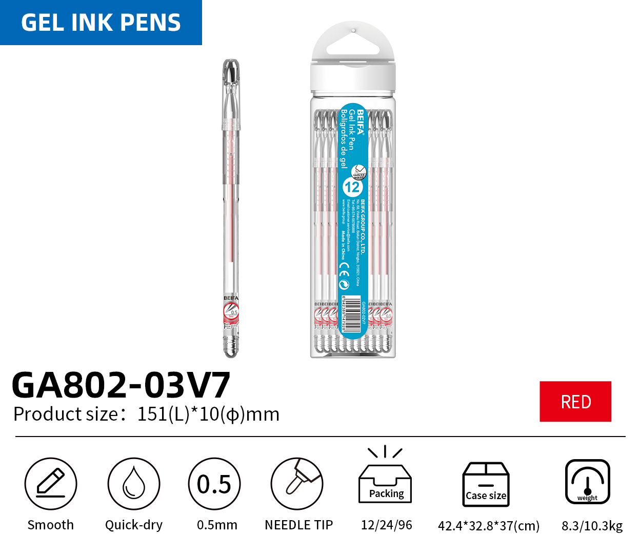 gel ink pen