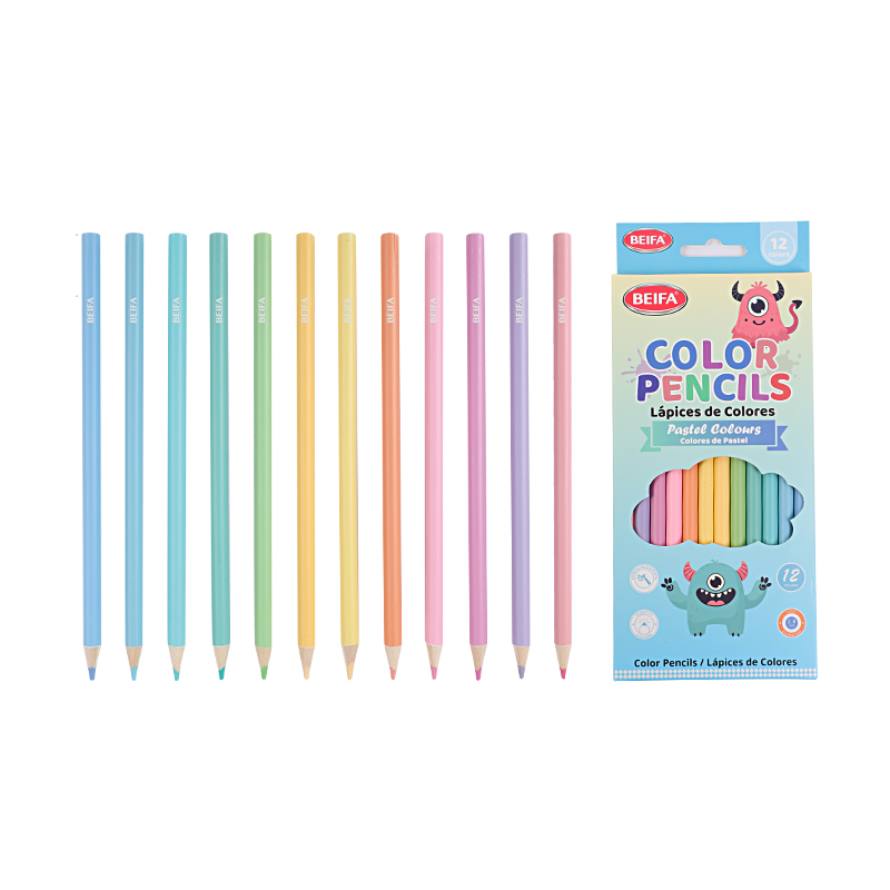 Colorful Round Sharpened Pencils