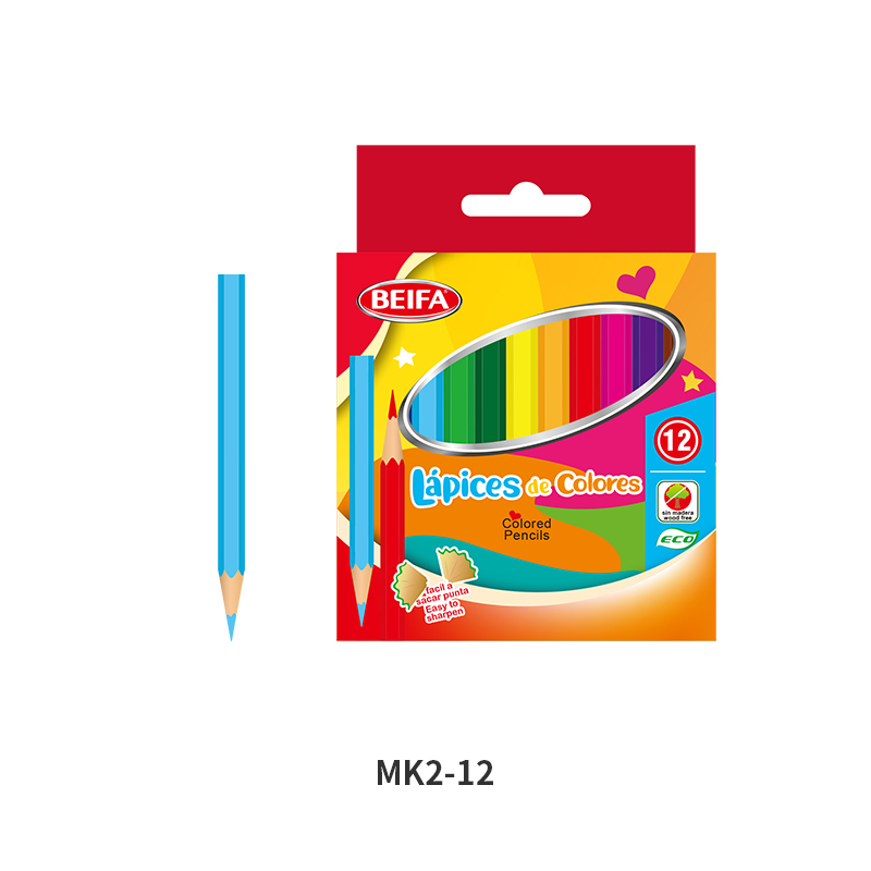 12 colored pencil