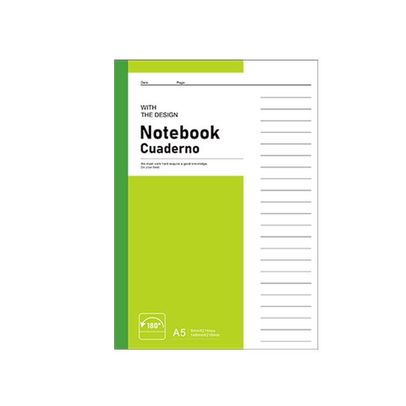 B5 white card back book