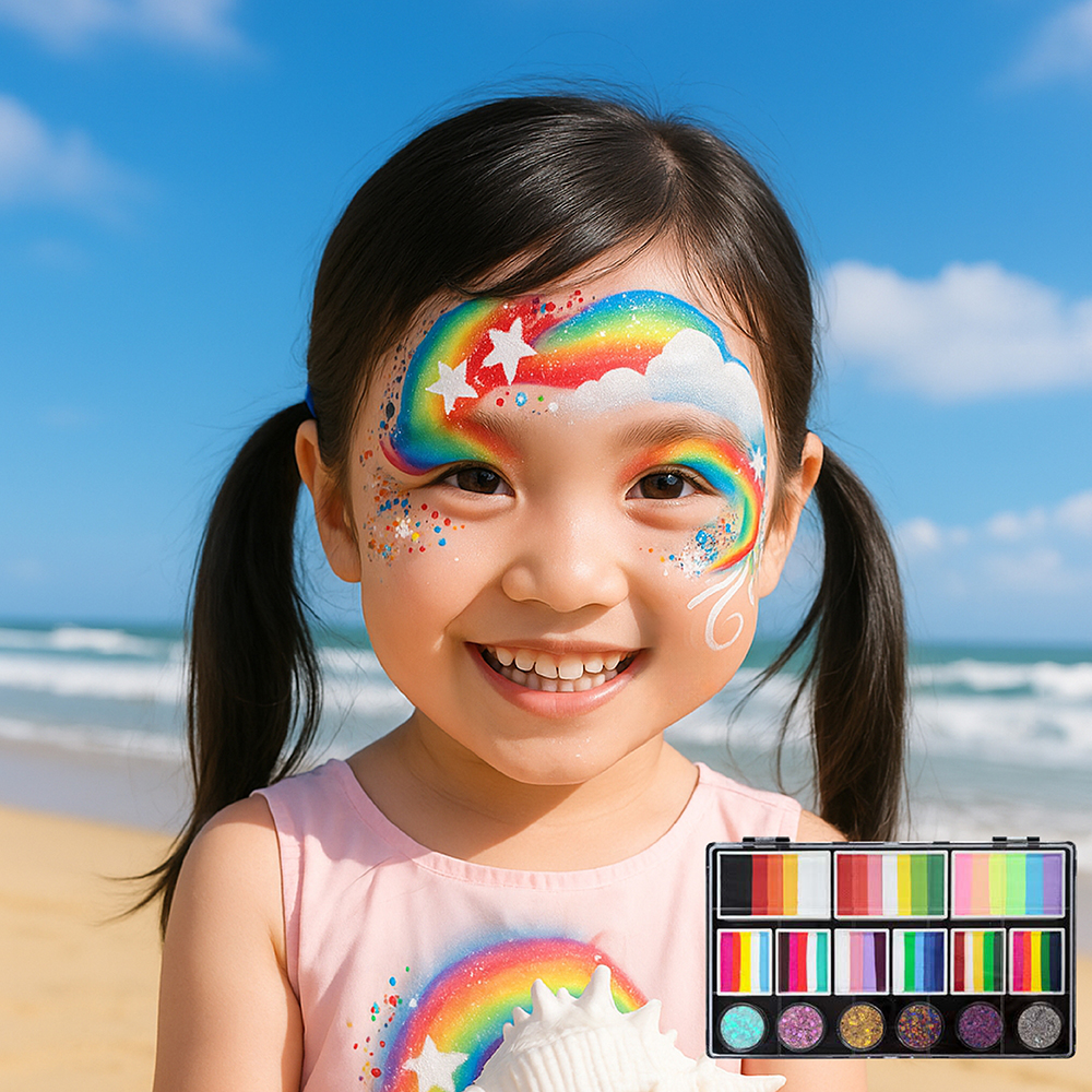 Face Paint & Pressed Glitter Palette