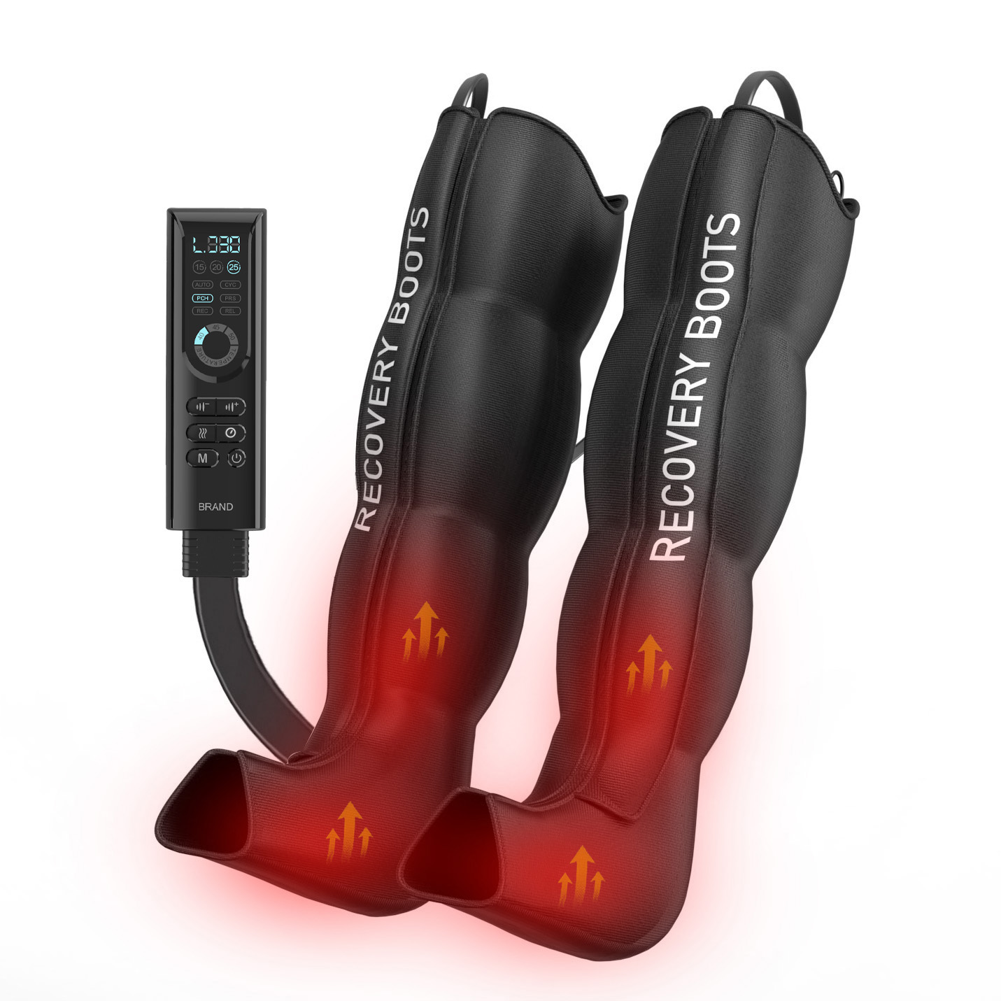 Compression Leg Recovery Boots with Heat