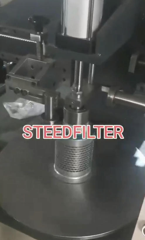 Oil-water separation filter element end cap edge sealing machine