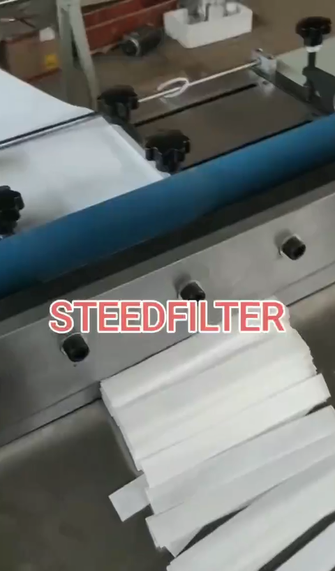 Automatic car cabin filters and air filters to cut edge strips and back cotton cover