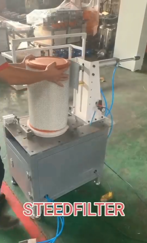 Heavy truck PU air filters machines which can pick out the filters easily from models
