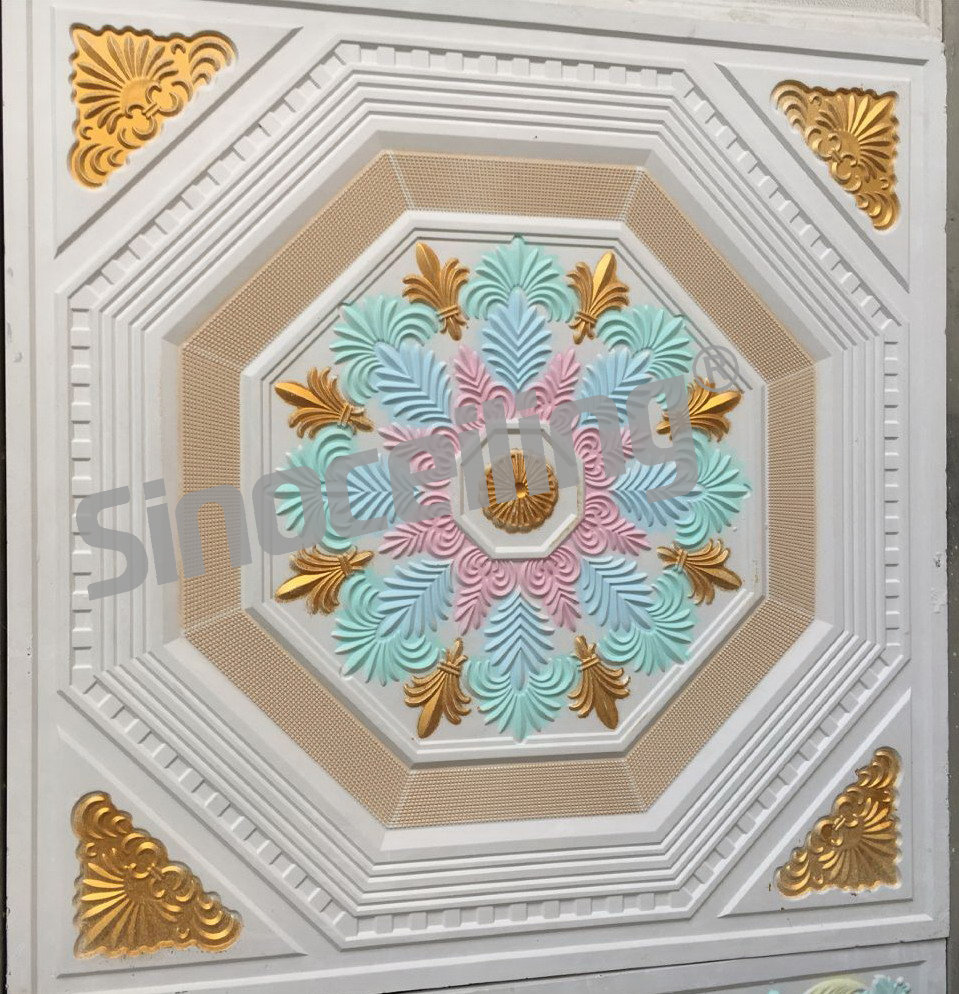 Colorful Gypsum TIle, GRG Ceiling Tile