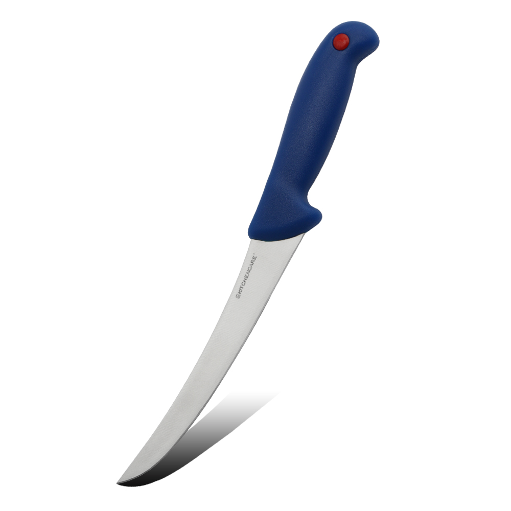 Hip-home new arrivals stainless steel kitchen knife professional blue PP 7.5inch butcher knife