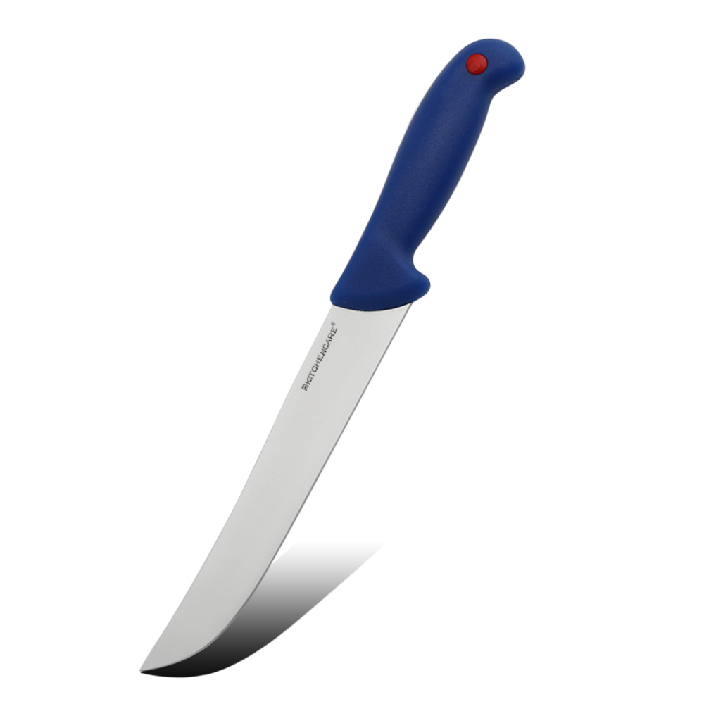 Hip-home custom stainless steel kitchen knife professional blue PP 8.5inch chef butcher knife