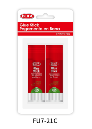 Glue stick, 21g*2pcs/card,PVA