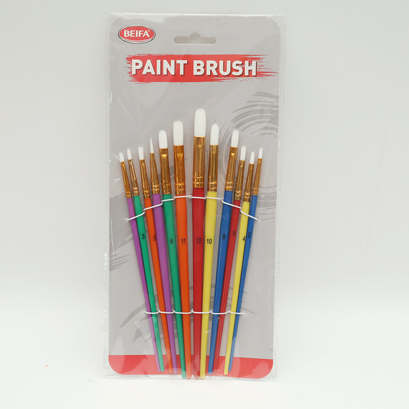 Paintbrush 12-piece set - White tongue peak