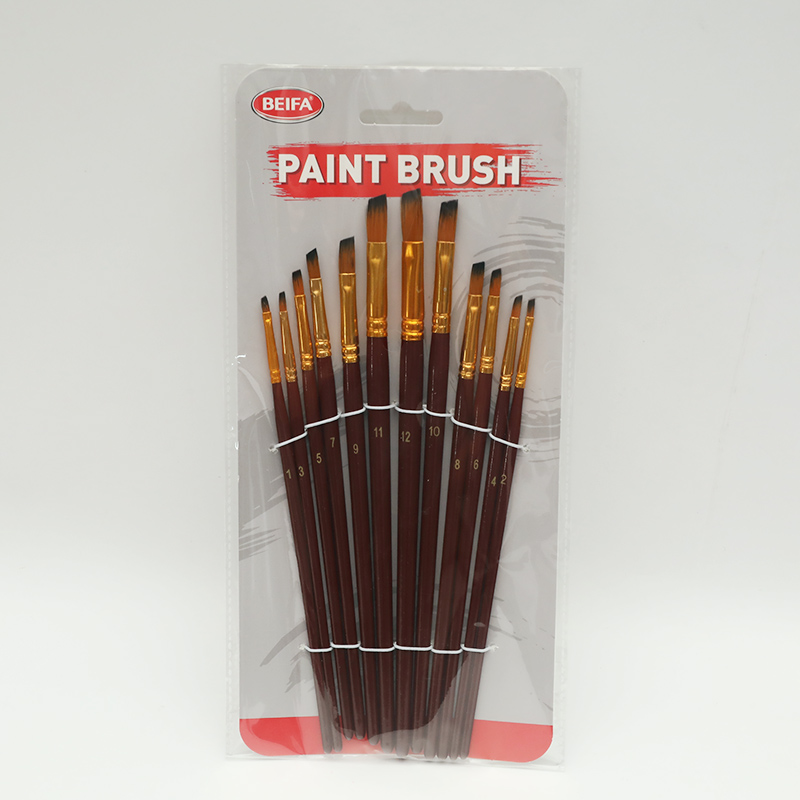 Paintbrush 12-piece set-Golden Slant Peak