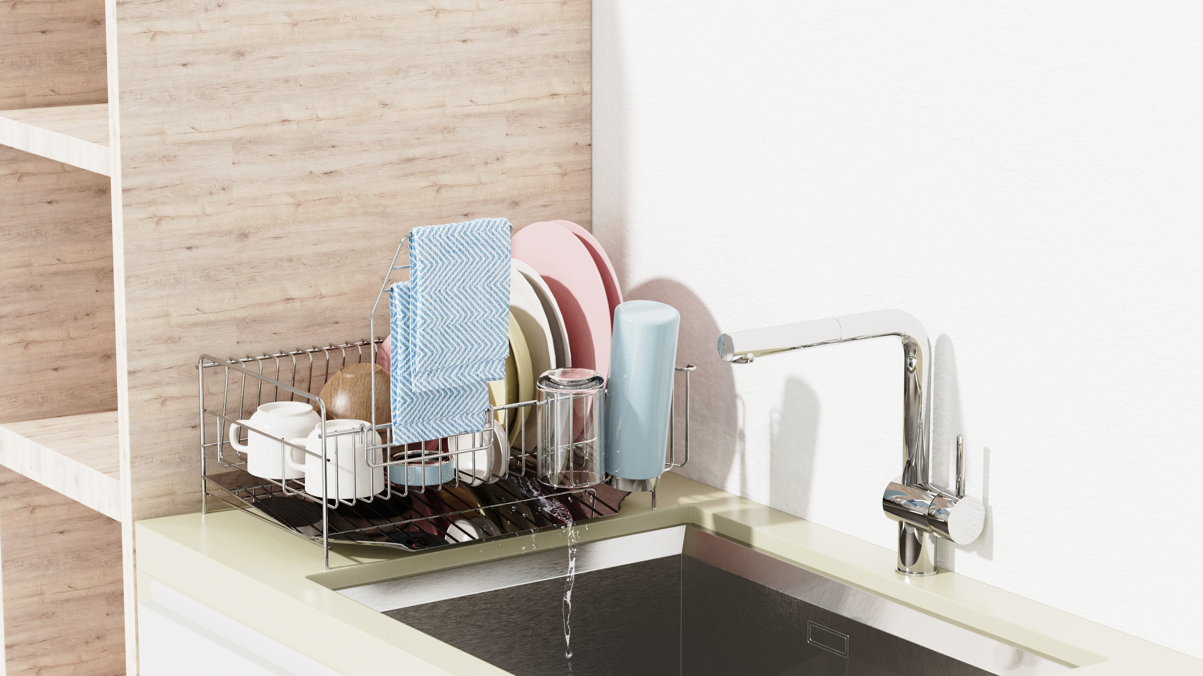 Spotless series sink organizer