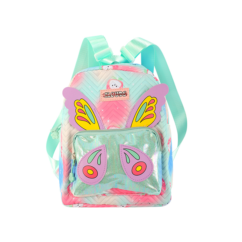 Water-Resistant Embossed Butterfly Backpack (Composite Fabric)