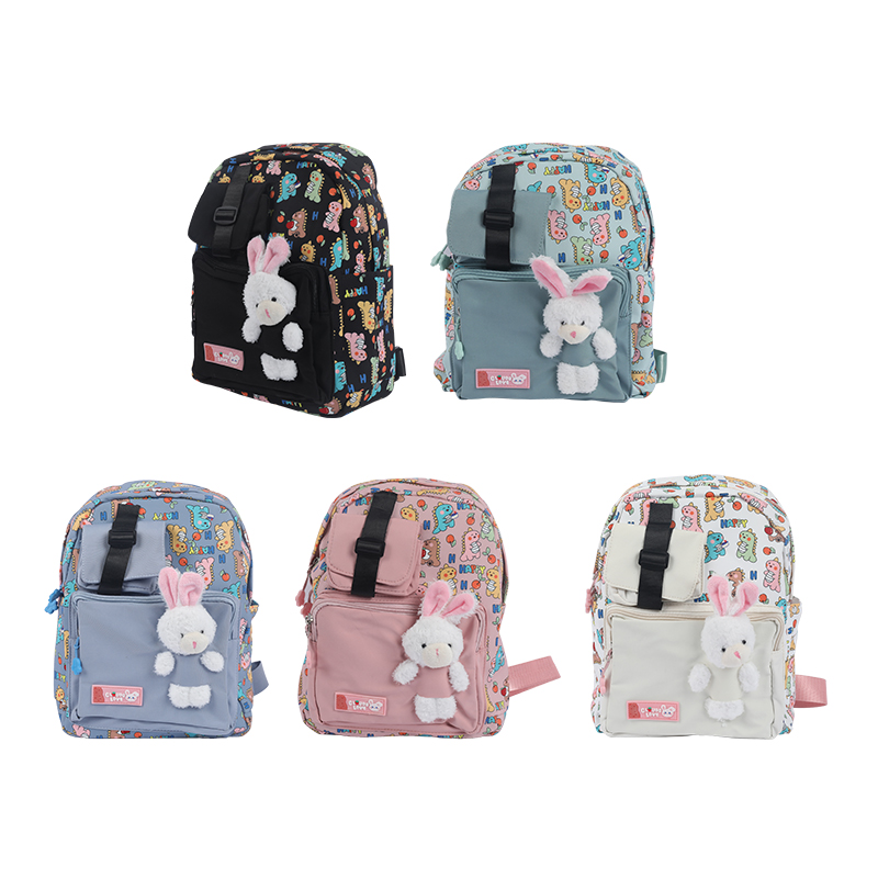 Printed Rabbit Backpack