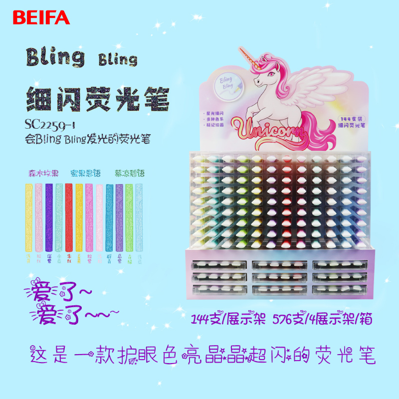 Highlighter display rack