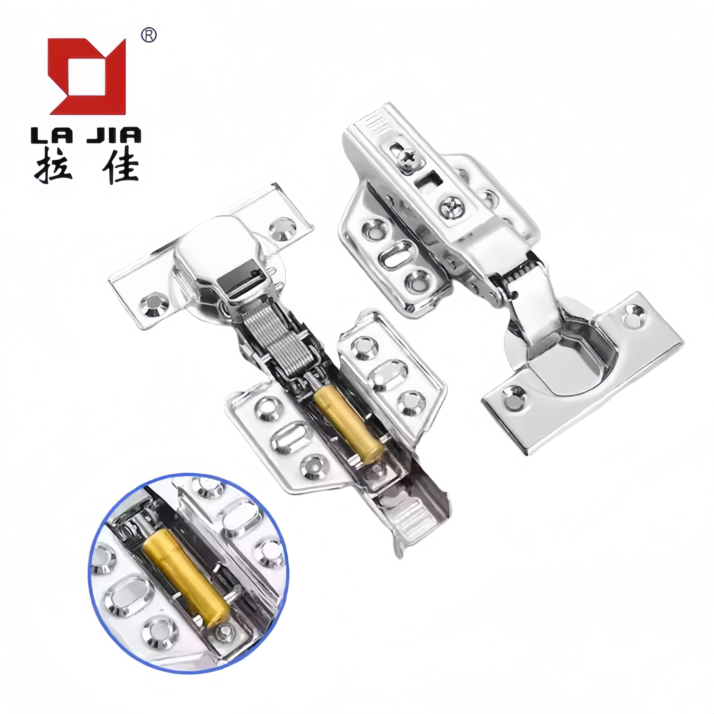 304 Stainless Steel Hydraulic Soft - Close Hinges