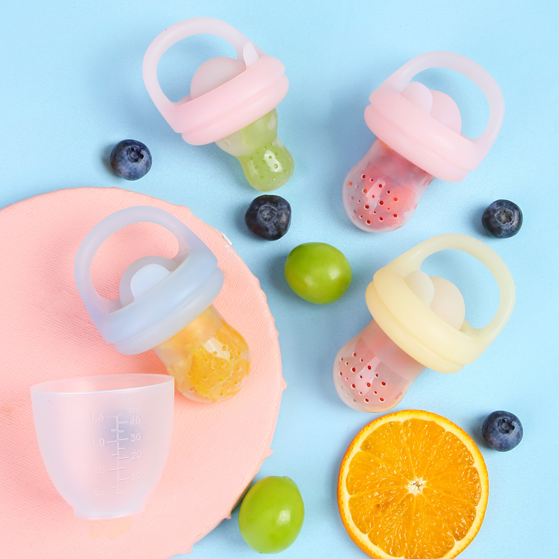 Baby Food Feeding Dummy Clips Baby Pacifier Silicone Baby Fruit Feeder Pacifier