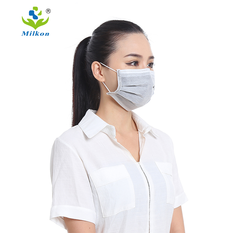 MILKON Non woven 5ply disposable activated carbon mask