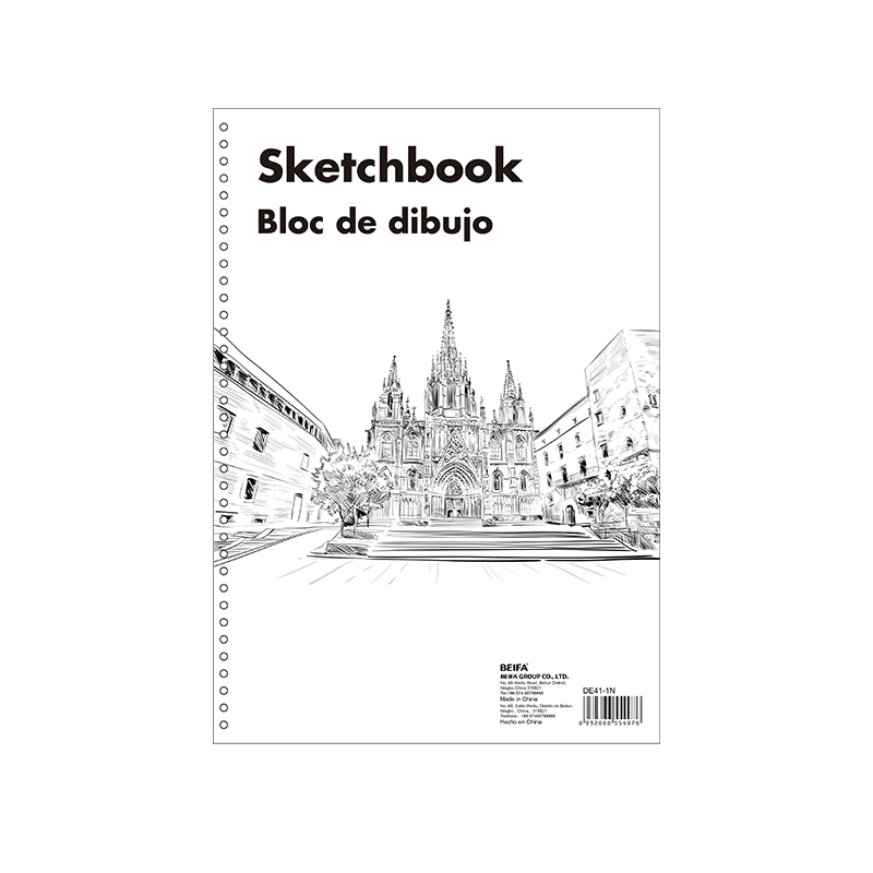 Double coil flip sketchbook