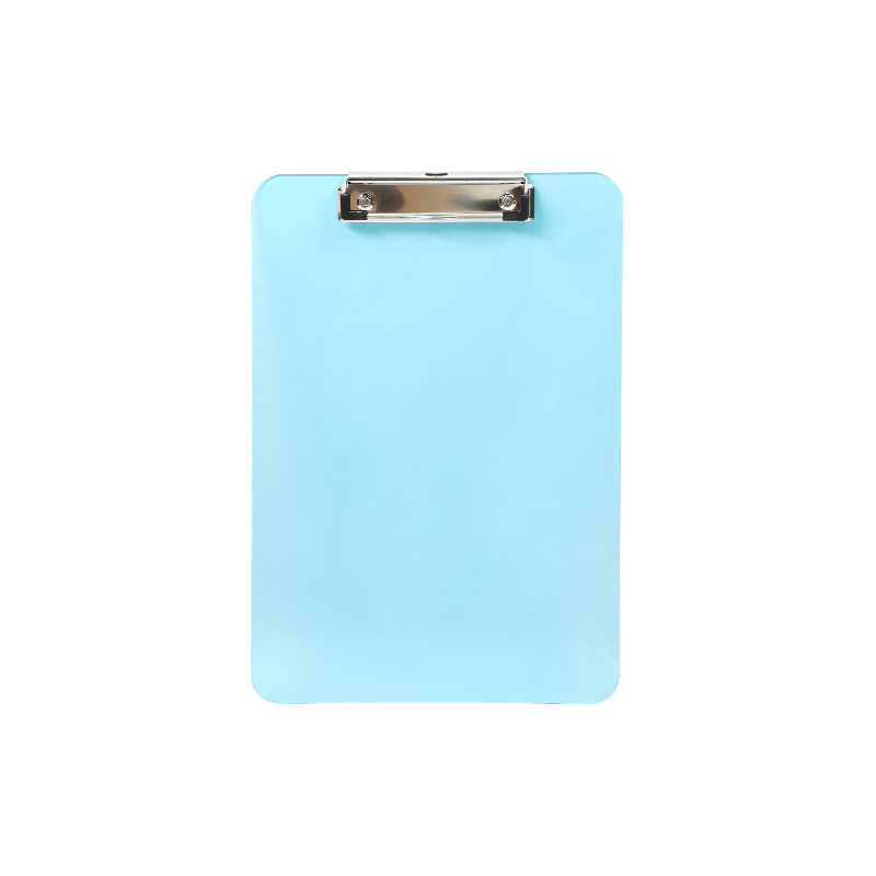 夹Blue transparent writing board clip
