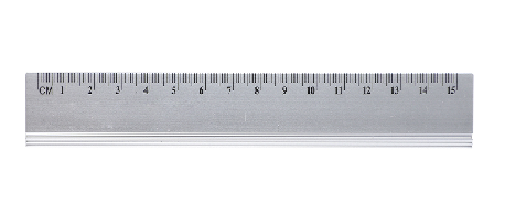 15cm iron ruler
