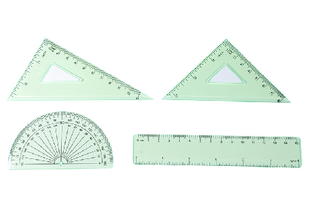 15CM 4-piece set of rulers