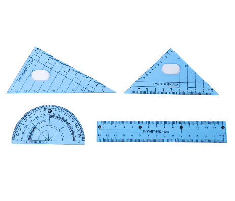 15CM 4-piece set of rulers