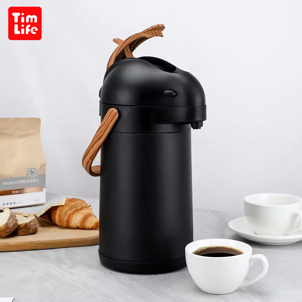 Airpot Thermos Coffee Flask Stainless Steel Carafe Inox Termo Hot Cold Water Vacuum Flask