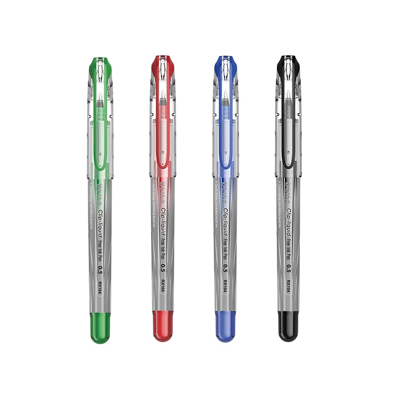 Open the set of non-dry straight liquid pen