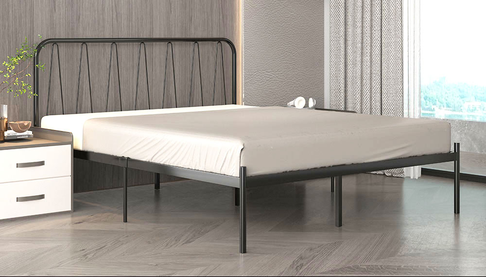 Modern Bed Metal bed frame new design Twin size