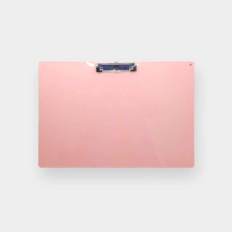 Solid color writing board A4 flat folder
