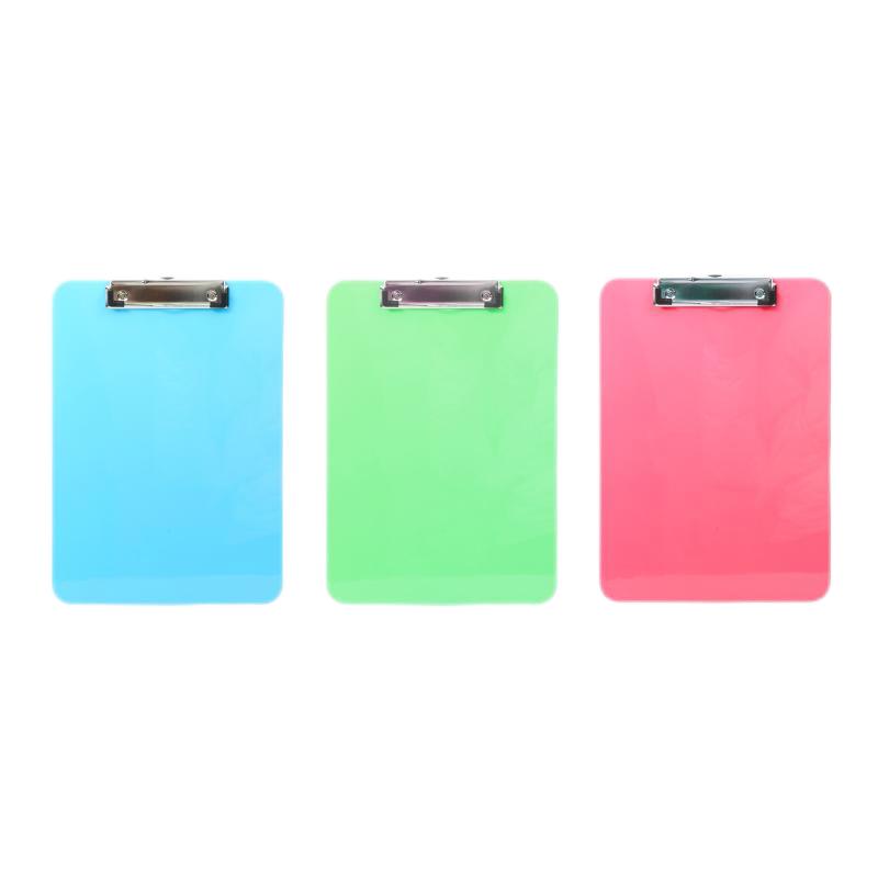 Solid color writing board clip A5 flat clip
