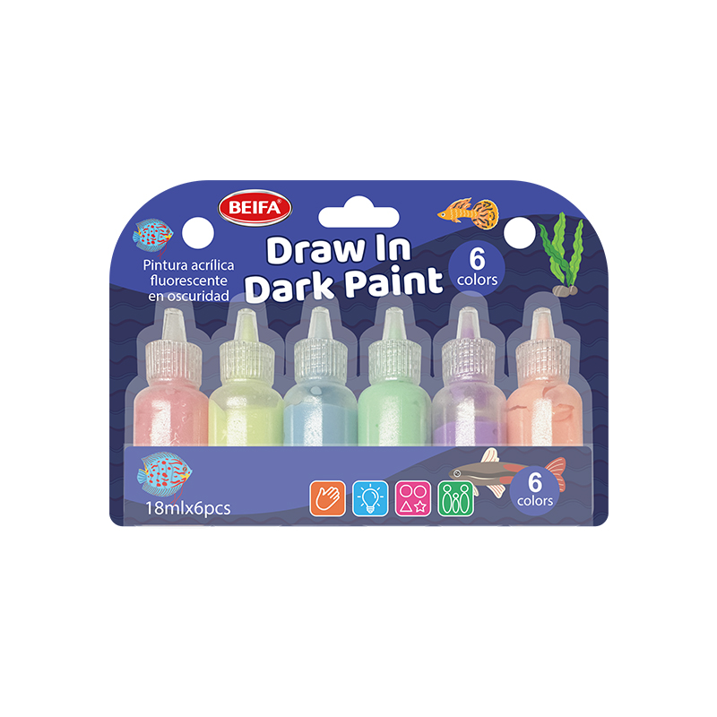 draw in dark paint