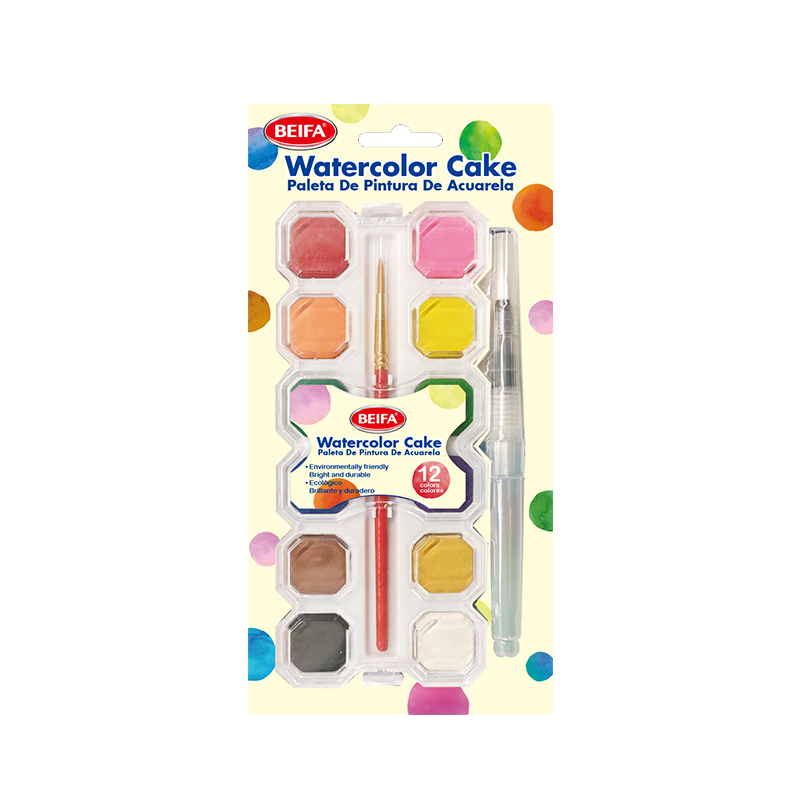 12color Watercolour Paint Set