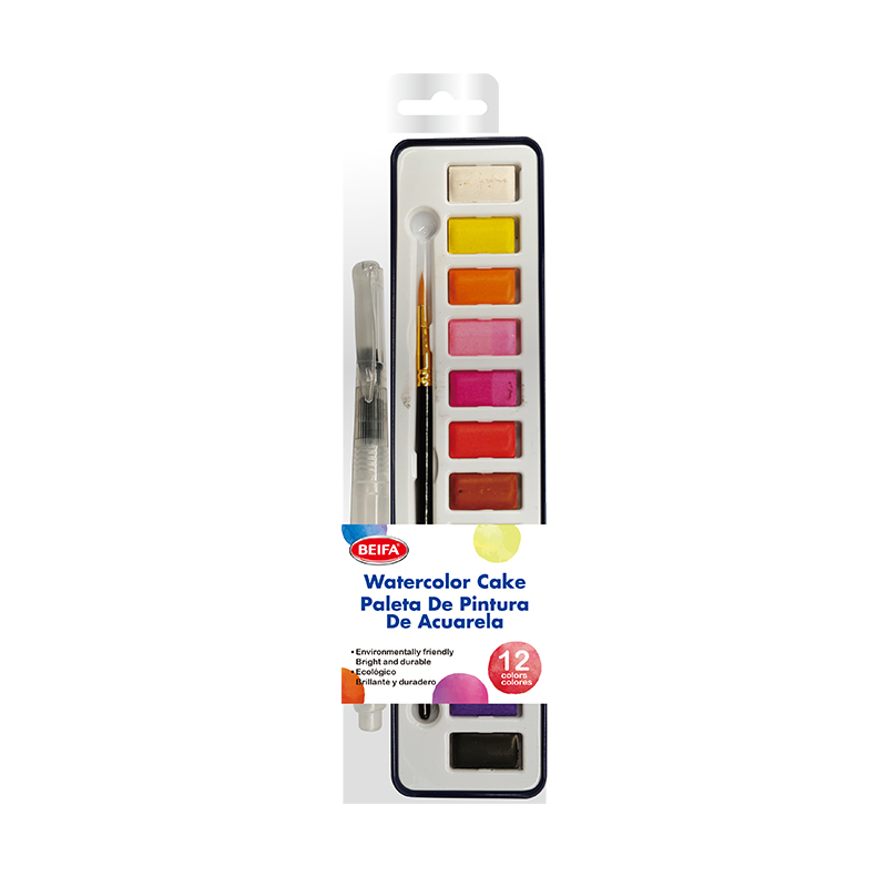 12color Watercolour Paint Set