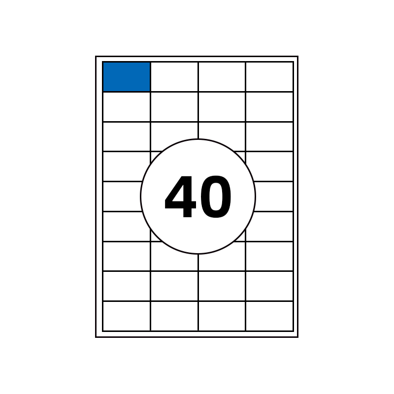 A4 Adhesive Printing lables