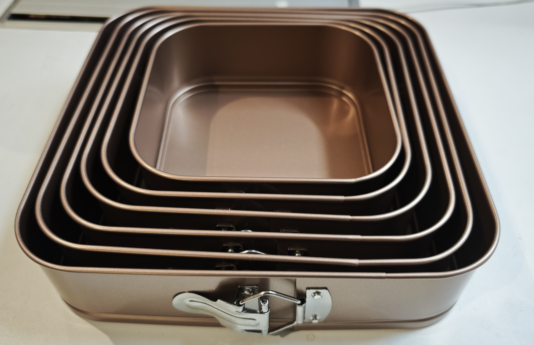Square carbon steel baking tray