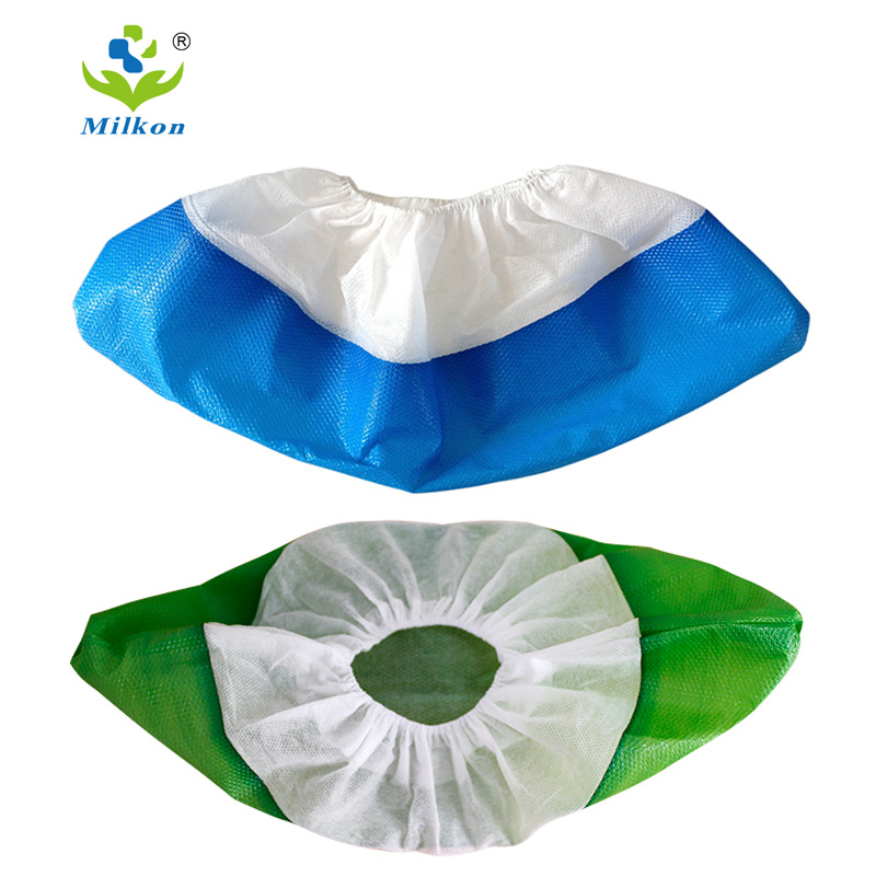 Medical Surgical Proteicve Non Woven Disposable Safety Anti Static Disposable PP PE Shoe Cover