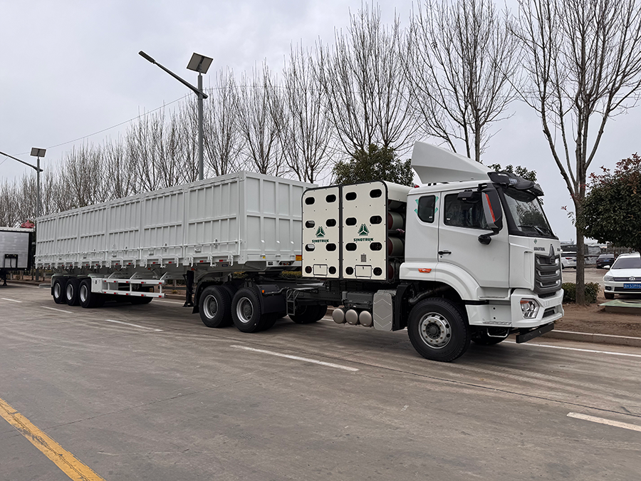 Heavy-Duty 120-Ton Side Tipping Semi-Trailer