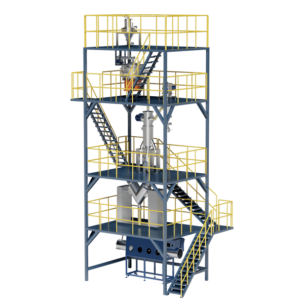 SUNWAY New Materials,Multifunctional powder post-processing automatic production line