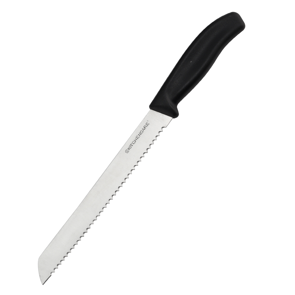 Hip-home factory price Stainless Steel Ultra Sharp Blade kitchen knives PP bread knife