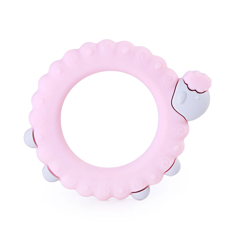 New Beech Wood Animals Wooden Baby Teething Toys Teether