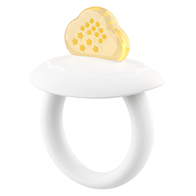 Baby Product Chewable Super Soft Candy Ring Liquid Teether Shape Soft Sensory Silicone Baby Teethers
