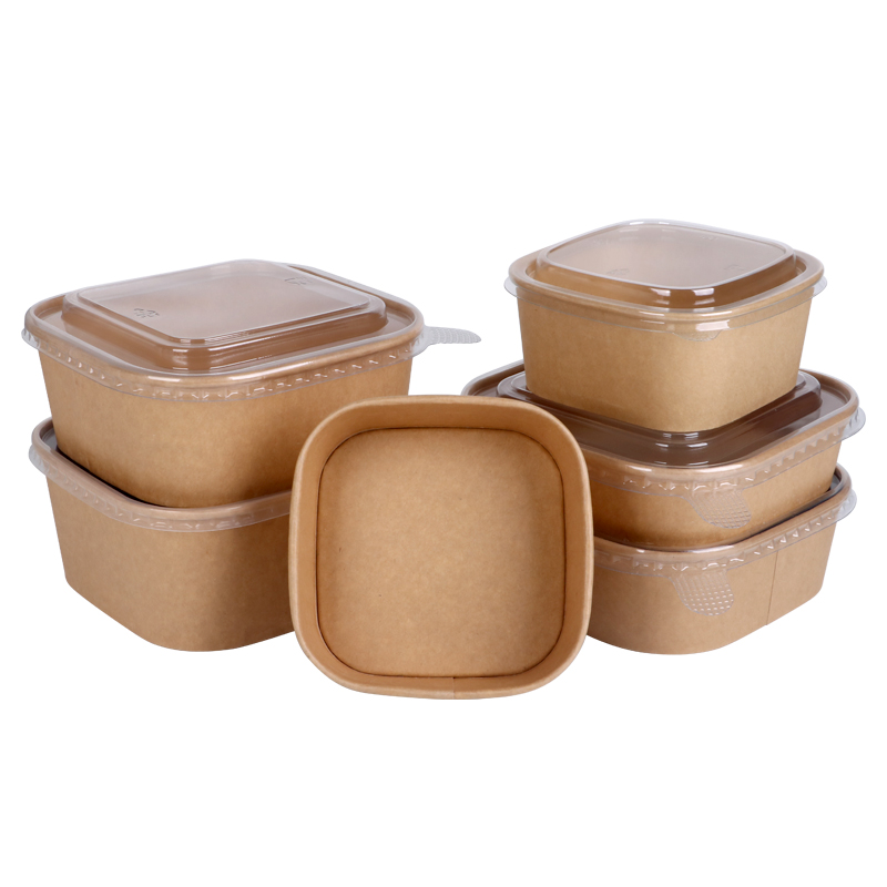 Square Paper Lunch Box