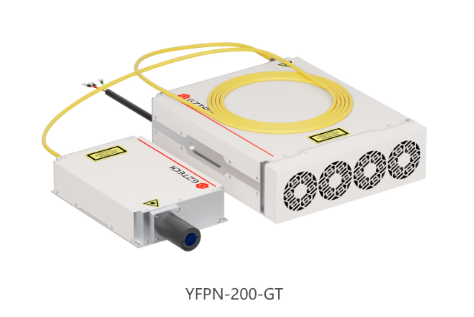 200W GT Series Pulsed High-Peak Power Slit Type MOPA Fiber Laser for Chip Decapsulation
