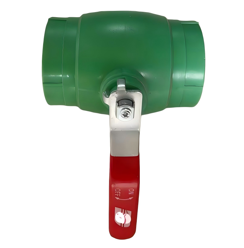 High-Quality 20-110mm PPR brass-Plastic Ball Valve with Iron Handle